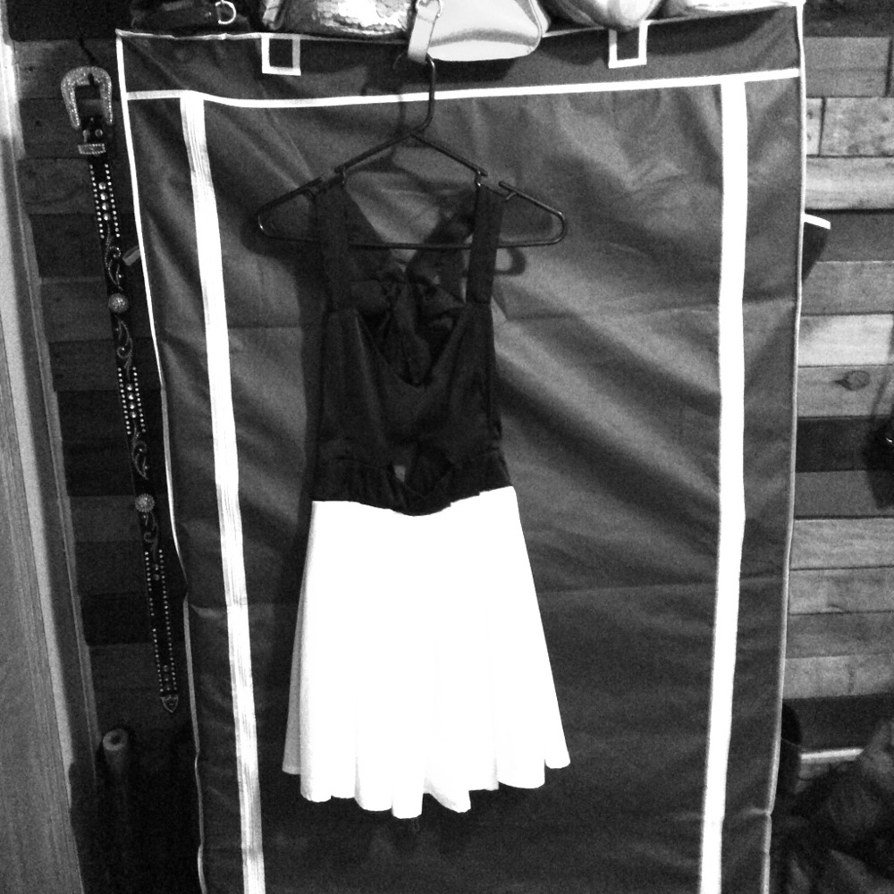 Dress with cut outs